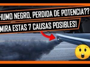 El motor de la excavadora emite humo negro. Cinco consejos par